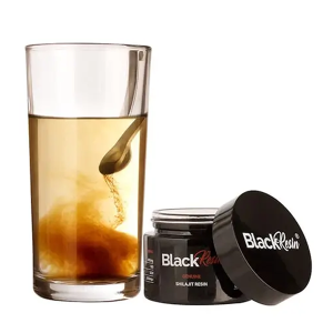 Black Resin Shilajit An image of a glass with the Black Resin in it. Black Resin is one of our supplements
