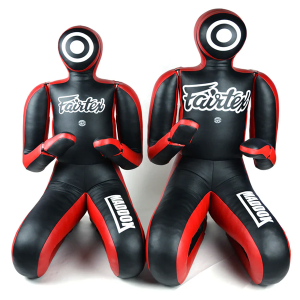 A product image of the Fairtex Grappling Dummies in two sizes