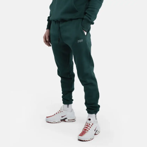 Model wearing Progress Joggers in Green for training or casual wear