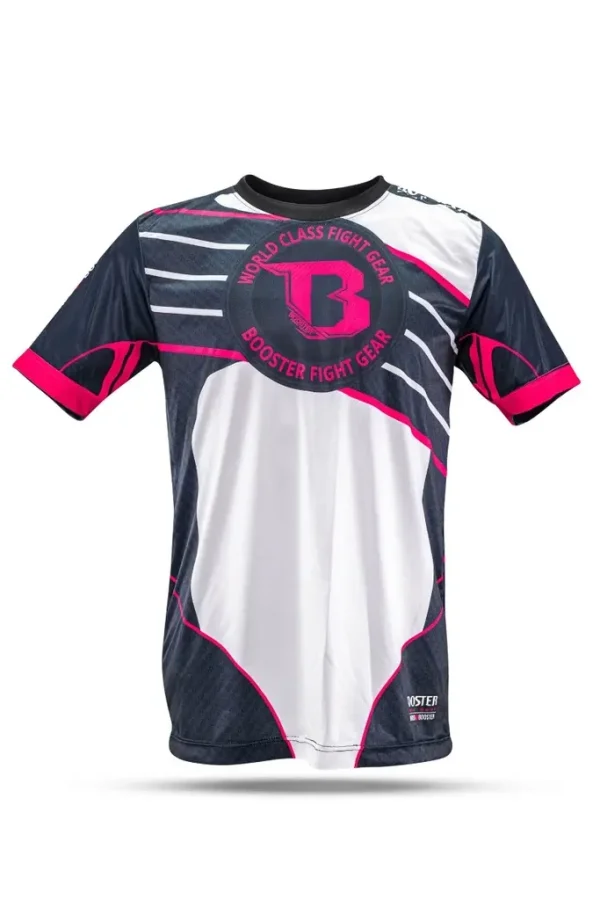 Booster Aerodry Force Muay Thai T-Shirt in Black/Pink - product image