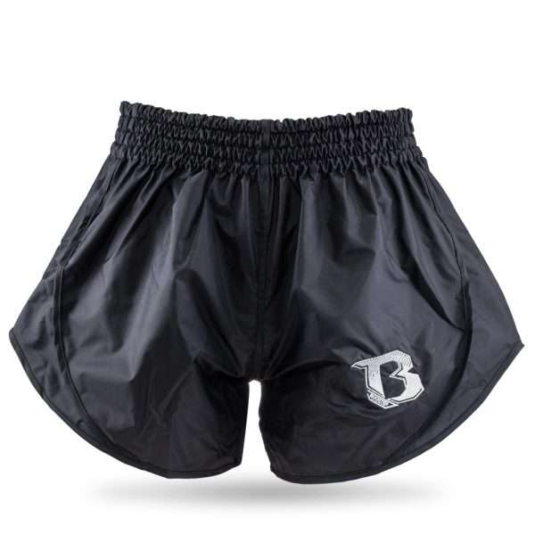 Booster Retro Hybrid Muay Thai Kickboxing Shorts in Black - product image