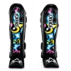 Yokkao Flames Shin guards Black/Multicolour Yokkao Flames Shin guards in Black/Multicolour - product image
