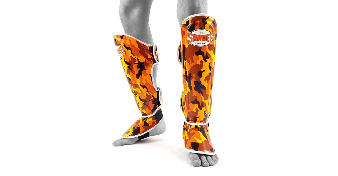 Sandee Cotton Slip-On Competition Shin Guards