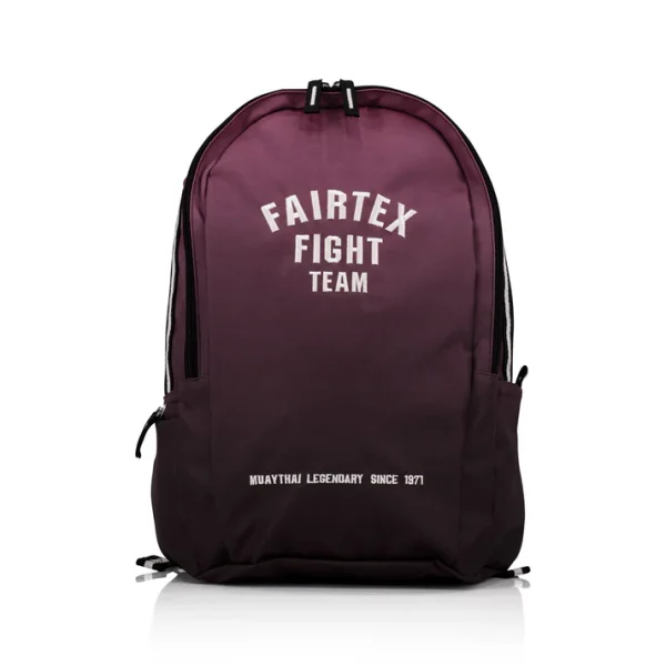 Fairtex BAG21 Mini Backpack Purple front view lightweight nylon backpack