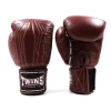 Twins Special BGVL14 Boxing Gloves Brown back view wrist strap