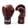 Twins Special BGVL14 Boxing Gloves Brown front view paired gloves