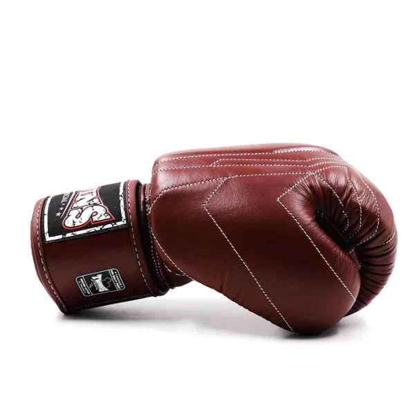 Twins Special BGVL14 Boxing Gloves Brown side view classic training gloves