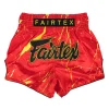 Fairtex BS1946 Inferno Muay Thai Shorts front view satin training shorts