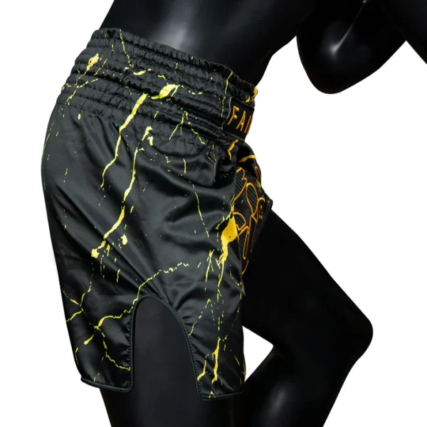 Side model view Fairtex BS1947 Marble Muay Thai Shorts
