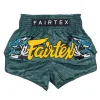 Fairtex BS1952 Jungle Hunter Muay Thai Shorts front view satin