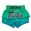 Fairtex BS1953 Quantum Muay Thai Shorts front view satin