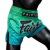 Angled model wearing Fairtex BS1953 Quantum Muay Thai Shorts