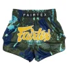 Fairtex BS1954 Matrix Muay Thai Shorts front view satin