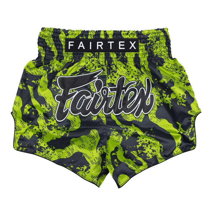 Fairtex BS1955 Raptor Muay Thai Shorts front view aggressive design