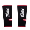 Fairtex AS3 Red Ankle Supports back view breathable elastic ankle guards