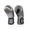 Fairtex BGV1C-PLUS Microfibre Gunmetal gloves side view ergonomic profile