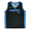 Fairtex JS27 Basketball Jersey Black front view lightweight training jersey
