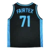 Fairtex JS27 Basketball Jersey Black back view breathable sports top