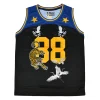 fairtex-js47-basketball-jersey-black Fairtex JS47 Basketball Jersey Black front view crane tiger design