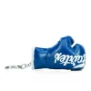 Fairtex KC1 Boxing Glove Keyring Navy side view premium mini glove