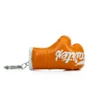 Fairtex KC1 Boxing Glove Keyring Orange side view colourful mini glove