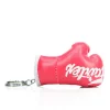 Fairtex KC1 Boxing Glove Keyring Pink side view mini glove keychain