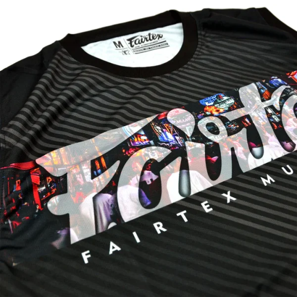 Fairtex MT40 Tank Top Pattaya 3 Fairtex MT40 Tank Top logo close up chest print detail