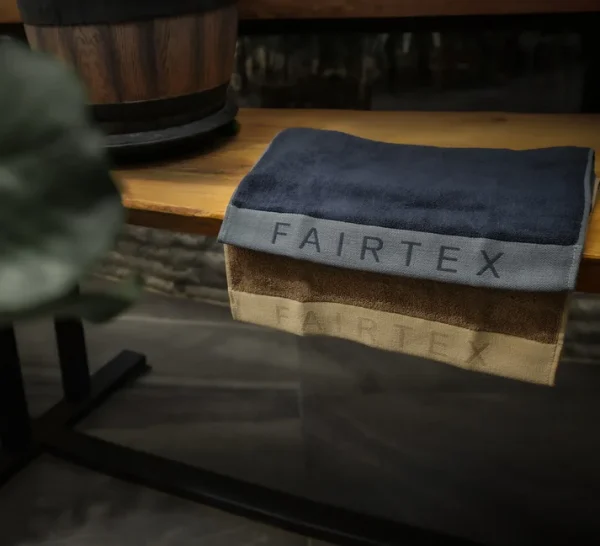 Fairtex Bamboo Hand Towels dual colour layered display eco friendly towels
