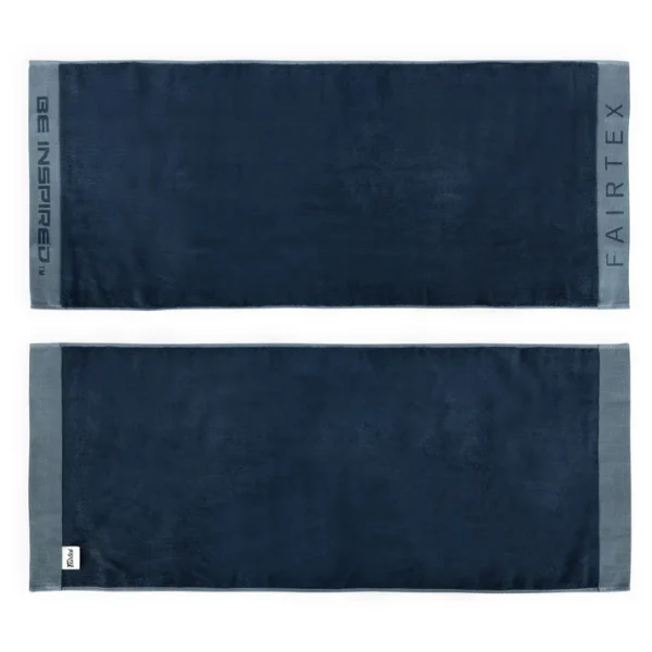 Fairtex Bamboo Hand Towel Blue main view premium soft bamboo towel