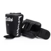 Fairtex SP10 Calf Kick Protection Pads side view ergonomic padding profile