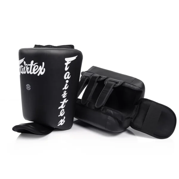 Fairtex SP10 Calf Kick Protection Pads side view ergonomic padding profile