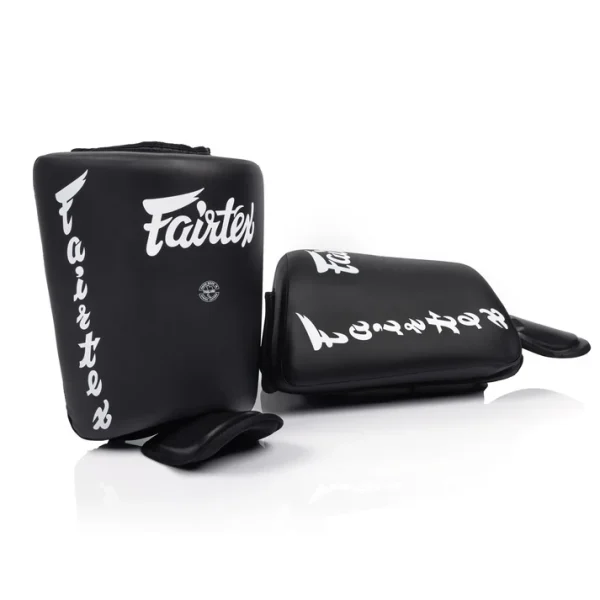 Fairtex SP10 Calf Kick Protection Pads opposite side view padded leg guard