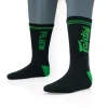 Fairtex Sports Socks Green action shot worn during training movement