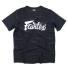 Fairtex TST181 Dry Fit T Shirt Black front view lightweight training tee
