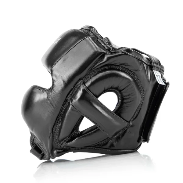 Fairtex HG18 Mexican Sparring Headguard side view with padded ear protection