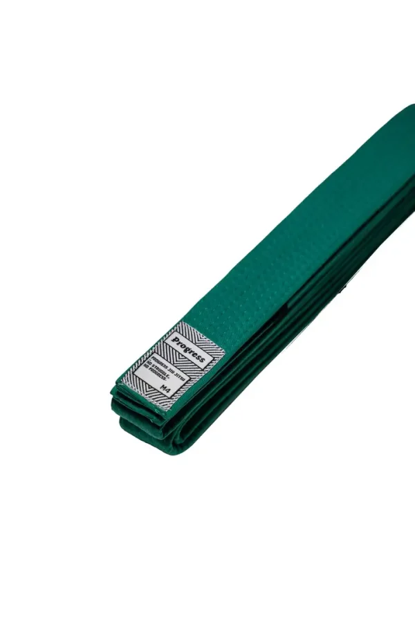 Progress Kids IBJJF Graded BJJ Belts in Green - product image