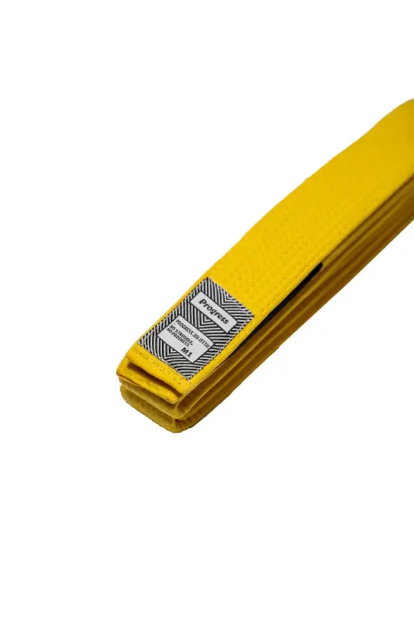 Progress Kids IBJJF Graded BJJ Belts in Yellow - product image