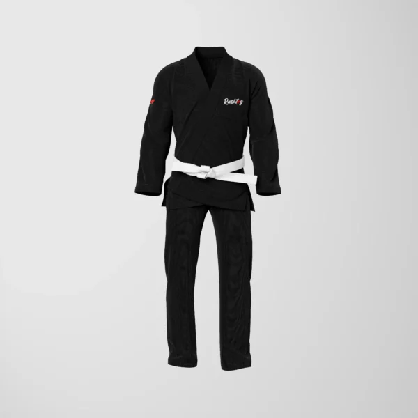 RashTag Kids Core Jiu Jitsu BJJ Gi in Black - product image