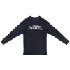 Fairtex RG9 Long Sleeve Rash Guard front view black compression top for BJJ and MMA
