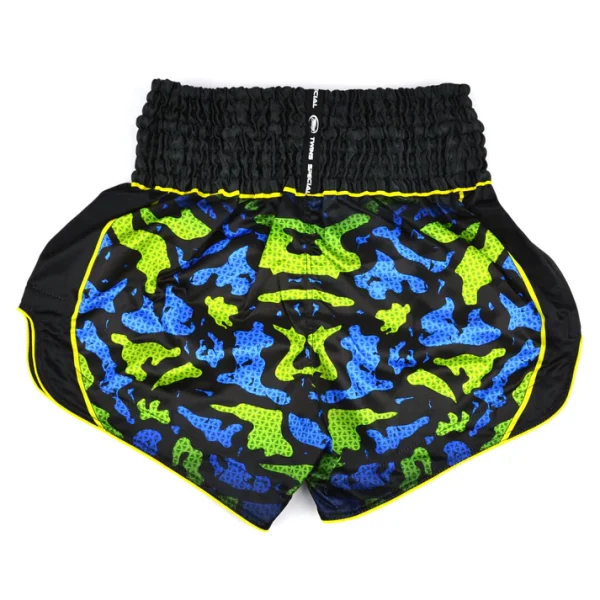tbs-twins-atlas-muaythai-shorts-2 Twins Special Atlas Muay Thai Shorts back view Thai boxing shorts