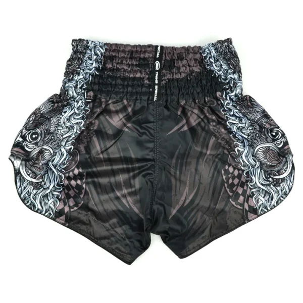 Twins Special Rangda Muay Thai Shorts back view for Muay Thai training