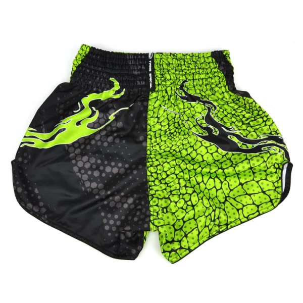 twins-special-muaythai-shorts-crocs-2 Twins Special Crocs Muay Thai Shorts back view Muay Thai and kickboxing shorts