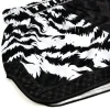 twins-special-muaythai-shorts-jungle-black-white-3 Twins Special Jungle Muay Thai Shorts left side detail view