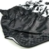 twins-special-muaythai-shorts-jungle-black-white-4 Twins Special Jungle Muay Thai Shorts right side detail view