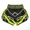 Twins Special Racing Muay Thai Shorts black and green back view