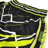 Twins Special Racing Muay Thai Shorts black and green right side detail