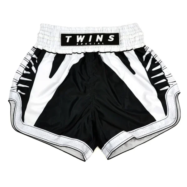 twins-special-muaythai-shorts-spine Twins Special Spine Muay Thai Shorts front view authentic Thai boxing shorts