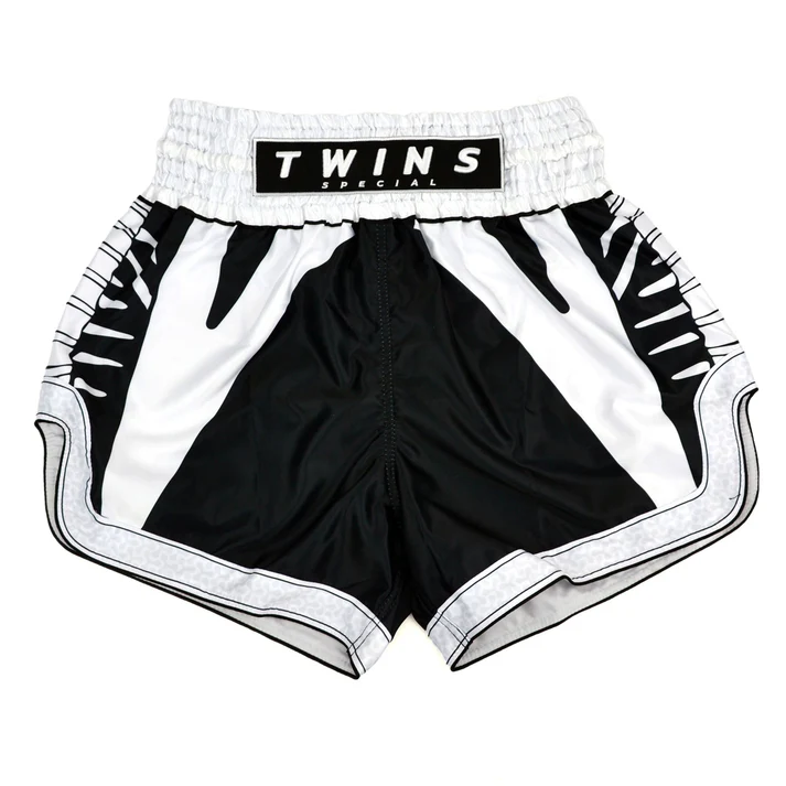 Twins Special Spine Muay Thai Shorts front view authentic Thai boxing shorts