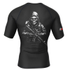 Rashtag No Retreat No Surrender Rash Guard back view with grim reaper gun design