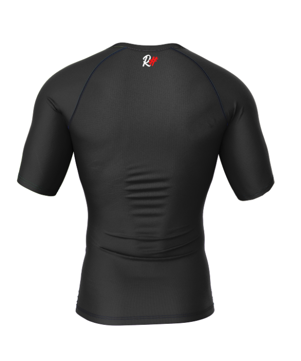 Rashtag Who Cares Brother Rash Guard Rashtag Who Cares Brother Rash Guard back view plain design